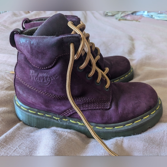 Dr. Martens Shoes - Restored vintage Doc Martin's - burgundy, US size 7